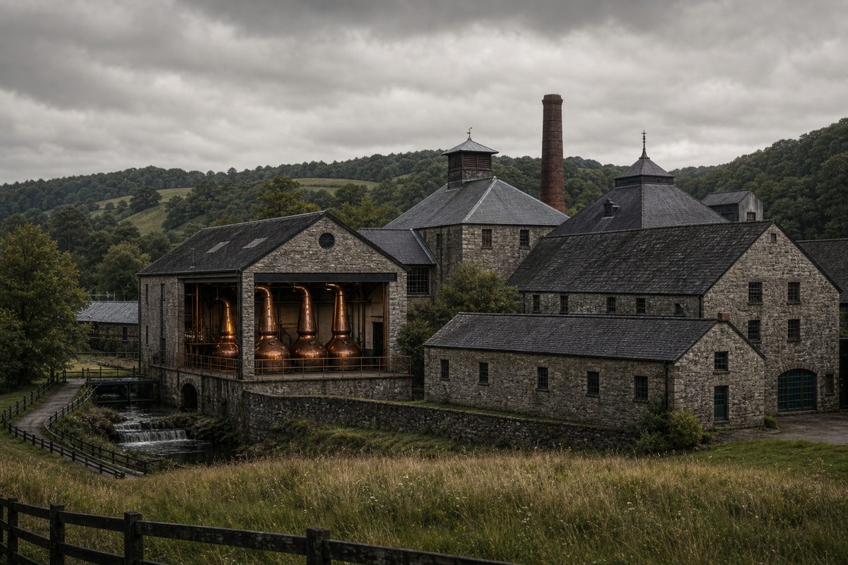 The Midleton Distillery in County Cork, home of Barry Crockett Legacy