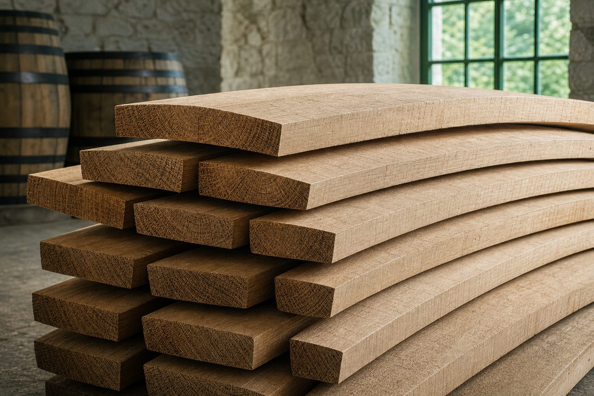 Ex-bourbon casks maturing Green Spot