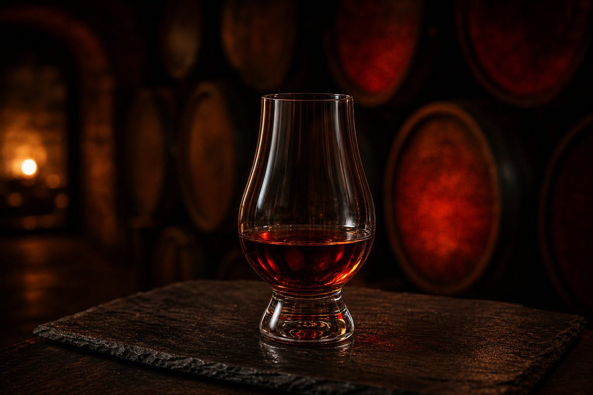 A mango-gold pour of Kavalan Classic single malt
