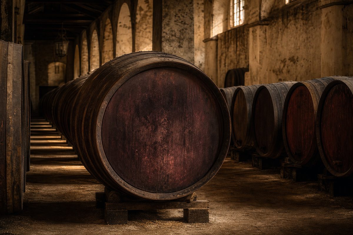Sherry-seasoned European oak casks at The Macallan