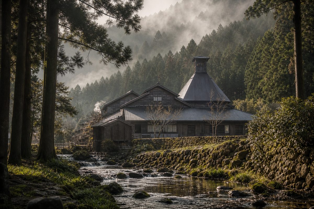Yamazaki Distillery near Kyoto