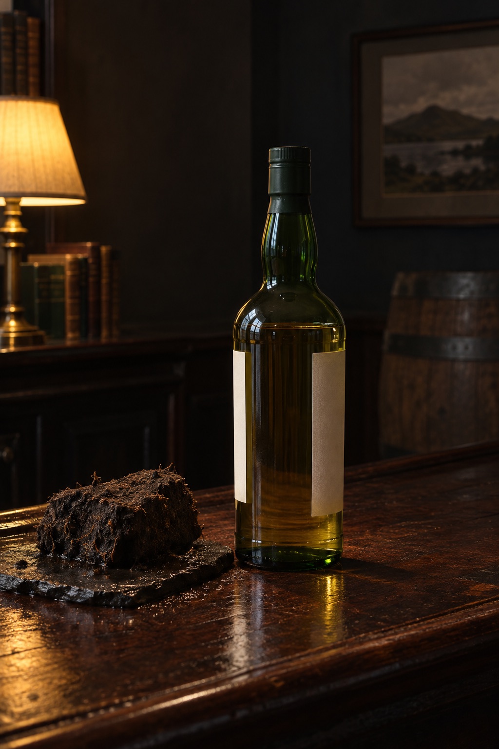AI illustration: a generic bottle standing in for Ardbeg 10