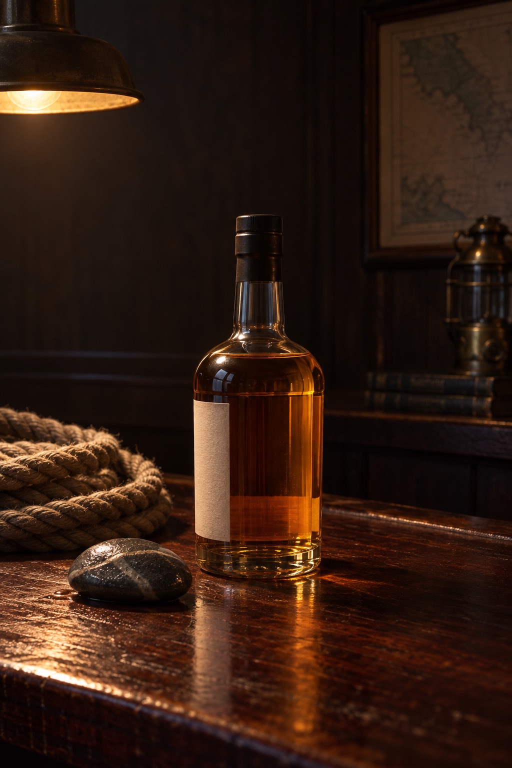 AI illustration: a generic bottle standing in for Bunnahabhain 12