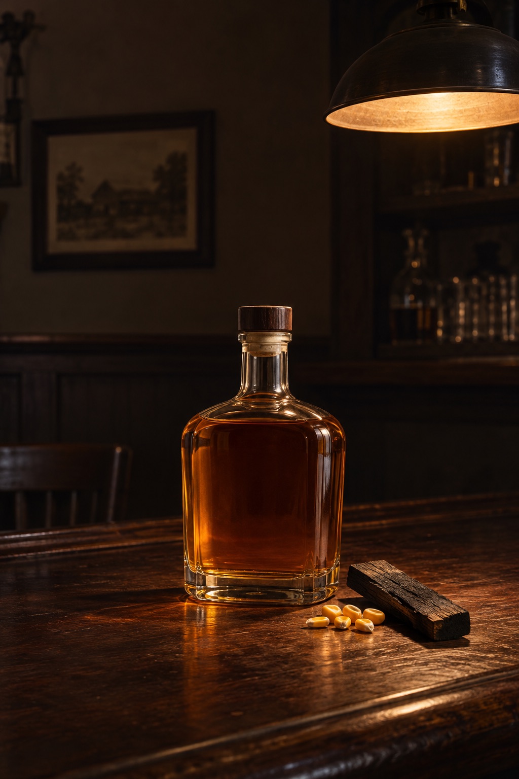 AI illustration: a generic bottle standing in for Elijah Craig Small Batch