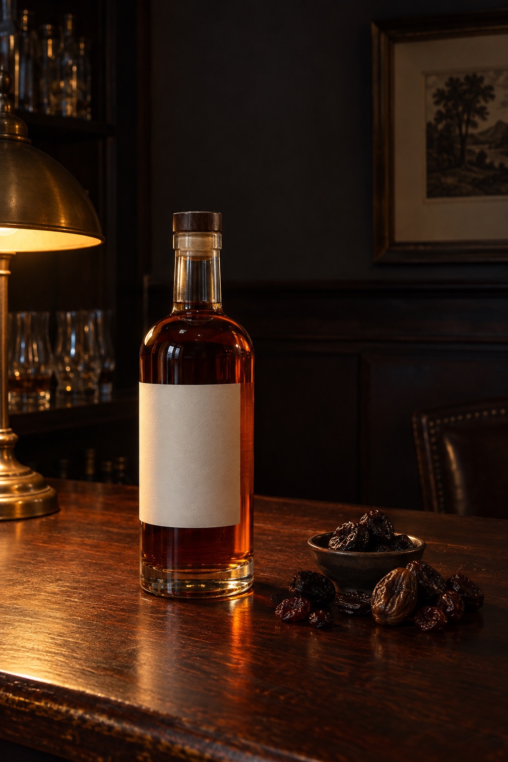 AI illustration: a generic bottle standing in for GlenDronach 12 Original
