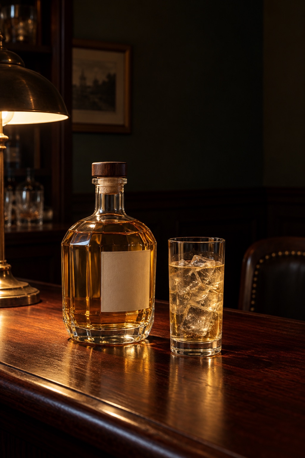 AI illustration: a generic bottle standing in for Hibiki Japanese Harmony