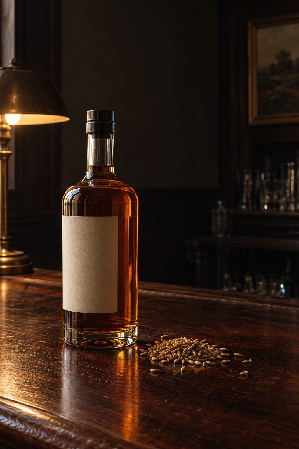 AI illustration: a generic bottle standing in for Michter's 10 Year Rye