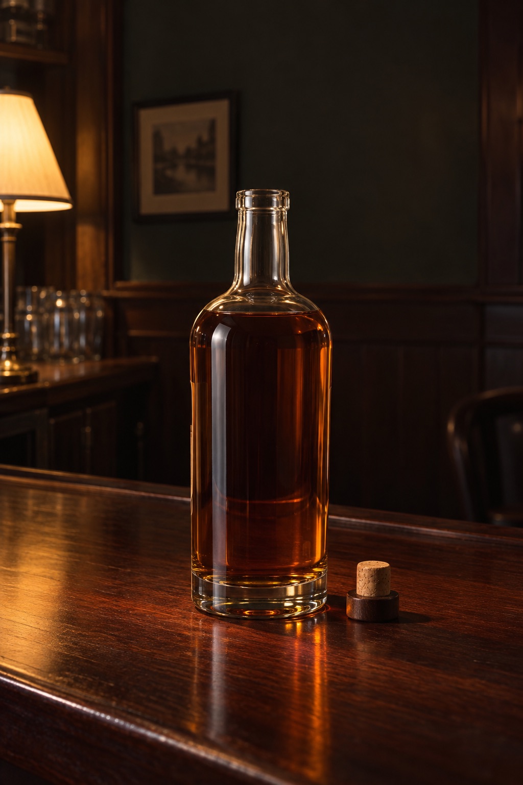 AI illustration: a generic bottle standing in for Michter's 10 Year Bourbon