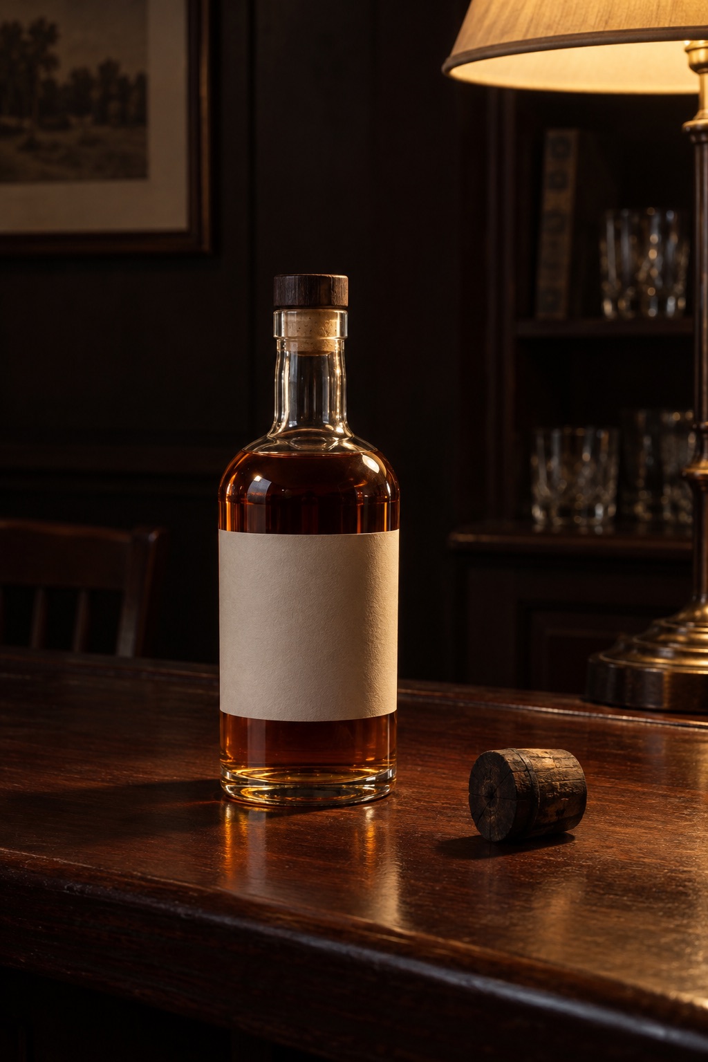 AI illustration: a generic bottle standing in for Omar Sherry Cask