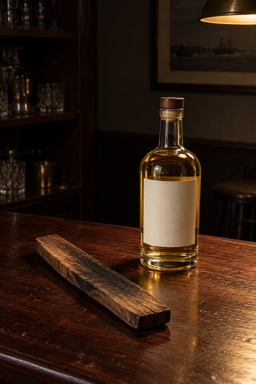 AI illustration: a generic bottle standing in for Teeling Small Batch