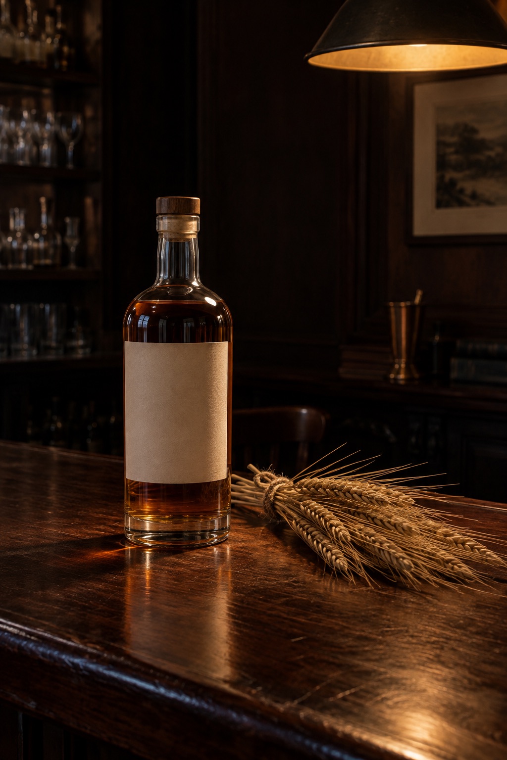AI illustration: a generic bottle standing in for Michter's US*1 Rye