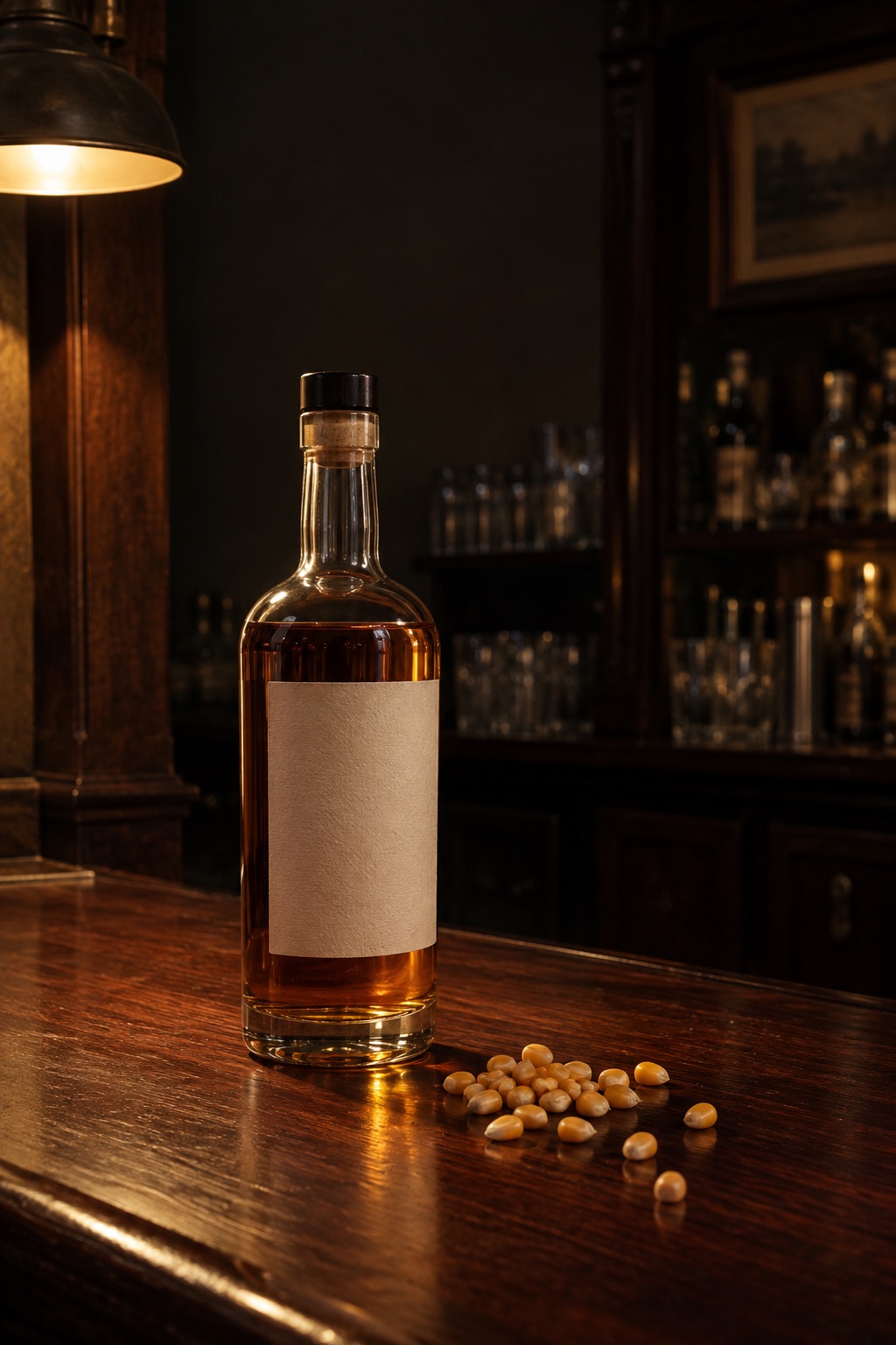 AI illustration: a generic bottle standing in for Michter's US*1 Small Batch Bourbon