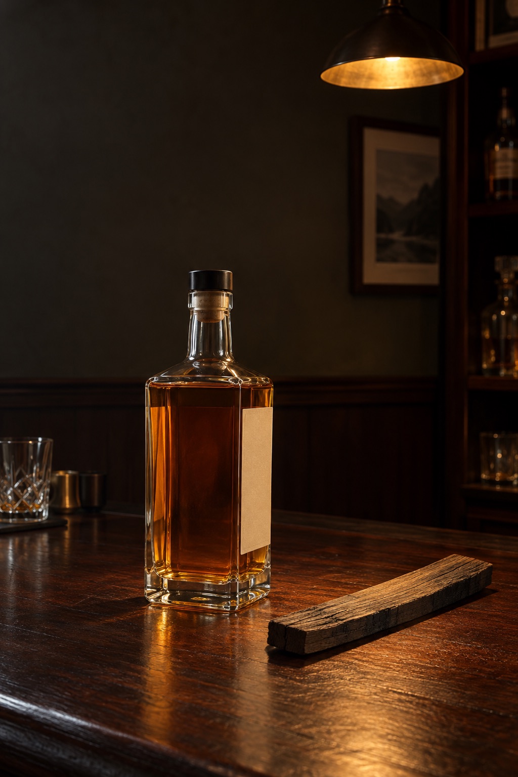 AI illustration: a generic bottle standing in for Yamazaki 12