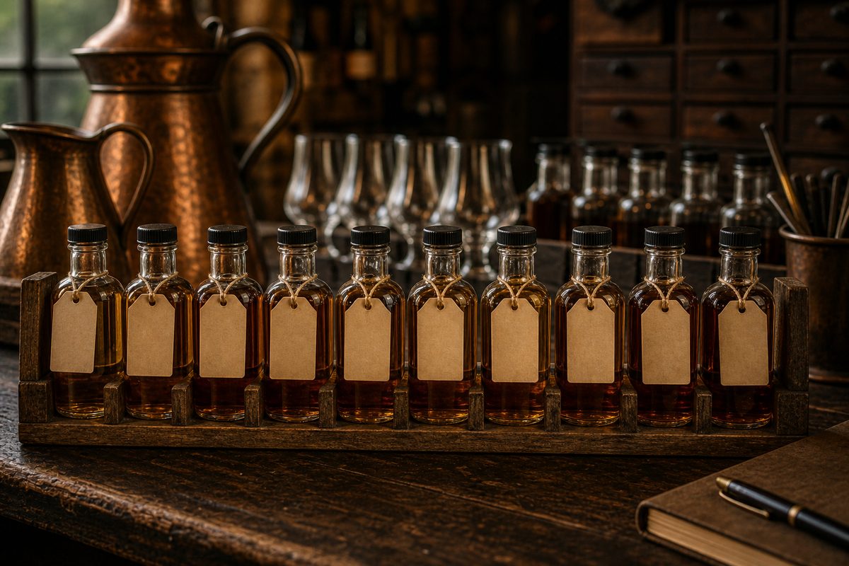 Four Roses' ten-recipe system — two mash bills crossed with five yeast strains