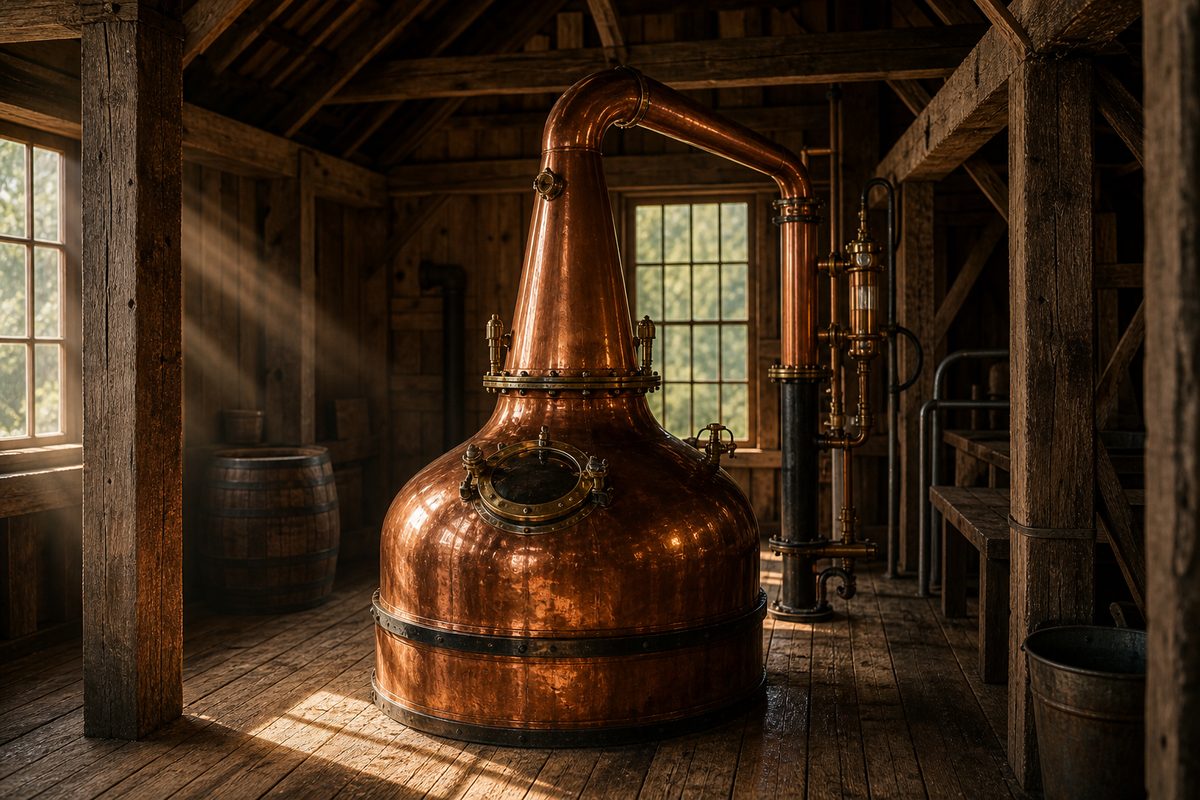 The WhistlePig stillhouse, distilling on-site since 2015